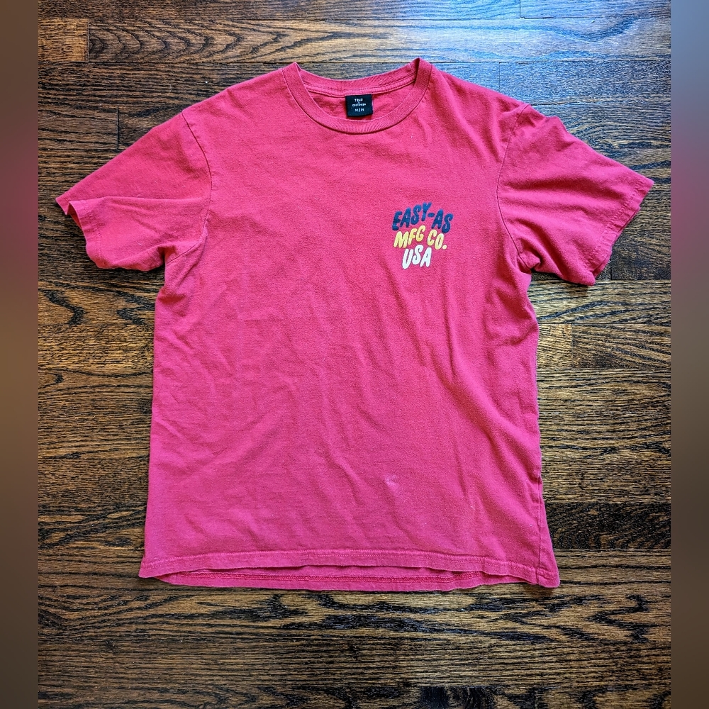Easy As Mfg Co Red T Shirt